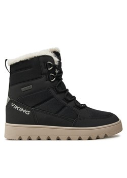Viking Śniegowce Fleek Warm GTX GORE-TEX Zip 3-94720-2 Czarny ze sklepu MODIVO w kategorii Buty zimowe dziecięce - zdjęcie 183985440