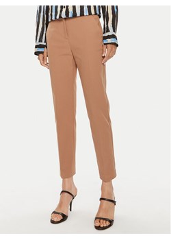 Pinko Spodnie materiałowe Bello 100155 A1P9 Brązowy Regular Fit ze sklepu MODIVO w kategorii Spodnie damskie - zdjęcie 183985443
