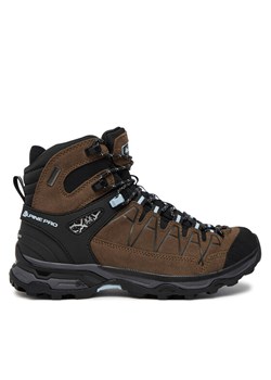 ALPINE PRO Trekkingi Vete UBTD406910PL Brązowy ze sklepu MODIVO w kategorii Buty trekkingowe damskie - zdjęcie 183985450