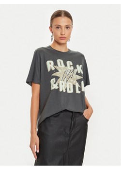 Vero Moda T-Shirt Boda Caty 10315697 Szary Regular Fit ze sklepu MODIVO w kategorii Bluzki damskie - zdjęcie 183985480
