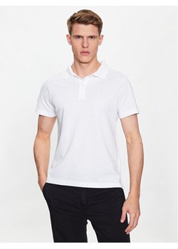 Trussardi Polo Emboidered 52T00712 Biały Regular Fit ze sklepu MODIVO w kategorii T-shirty męskie - zdjęcie 183985510