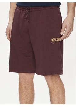 Jack&Jones Szorty sportowe Josh 12248833 Bordowy Comfort Fit ze sklepu MODIVO w kategorii Spodenki męskie - zdjęcie 183985552