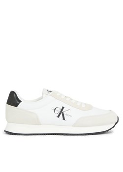 Calvin Klein Jeans Sneakersy Retro Runner Su-Ny Mono YM0YM00746 Biały ze sklepu MODIVO w kategorii Buty sportowe męskie - zdjęcie 183985604