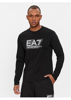 EA7 Emporio Armani Longsleeve 3DPT64 PJ03Z 1200 Czarny Regular Fit ze sklepu MODIVO w kategorii T-shirty męskie - zdjęcie 183985611