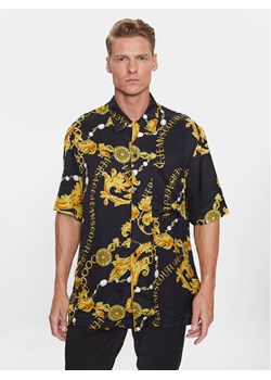 Versace Jeans Couture Koszula 75GAL2B0 Czarny Regular Fit ze sklepu MODIVO w kategorii Koszule męskie - zdjęcie 183985641