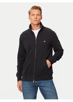 Gant Bluza Shield 2008006 Czarny Regular Fit ze sklepu MODIVO w kategorii Bluzy męskie - zdjęcie 183985671