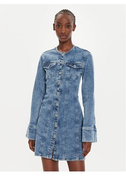 Pepe Jeans Sukienka jeansowa PL953549 Niebieski Regular Fit ze sklepu MODIVO w kategorii Sukienki - zdjęcie 183985734