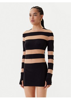 NORMA KAMALI Sukienka codzienna KK3243PMB48239 Czarny Slim Fit ze sklepu MODIVO w kategorii Sukienki - zdjęcie 183985741