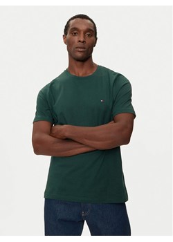 Tommy Hilfiger T-Shirt Essential MW0MW37267 Zielony Regular Fit ze sklepu MODIVO w kategorii T-shirty męskie - zdjęcie 183985770