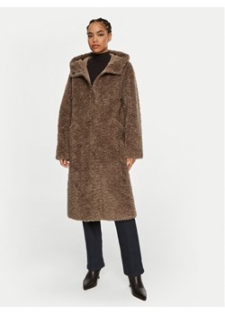 Luisa Spagnoli Kożuch Serra 541290 Brązowy Oversize ze sklepu MODIVO w kategorii Kożuchy - zdjęcie 183985852