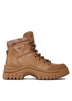Guess Botki Lofira FL8LOF ELE12 Beżowy ze sklepu MODIVO w kategorii Workery damskie - zdjęcie 183985924