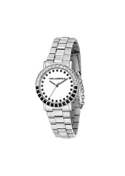 KARL LAGERFELD Zegarek R0553100501 Srebrny ze sklepu MODIVO w kategorii Zegarki - zdjęcie 183986072