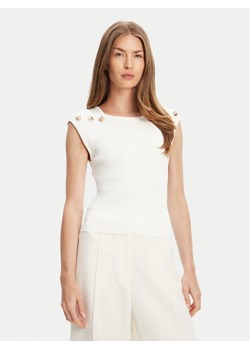 Guess Bluzka W5YR12 Z0130 Biały Regular Fit ze sklepu MODIVO w kategorii Bluzki damskie - zdjęcie 183992863