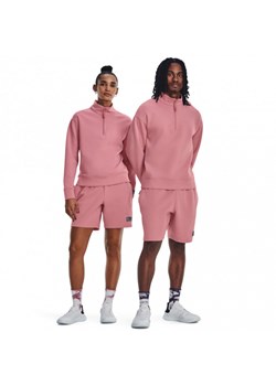 Bluza treningowa uniseks nierozpinana bez kaptura Under Armour UA Summit Knit 1/2 Zip - różowa ze sklepu Sportstylestory.com w kategorii Bluzy damskie - zdjęcie 183993750
