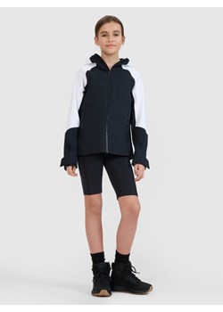 Dziewczęca kurtka trekkingowa membrana 5000 4F 4FJWSS25TTJAF676 - czarna ze sklepu Sportstylestory.com w kategorii Kurtki dziewczęce - zdjęcie 183993931