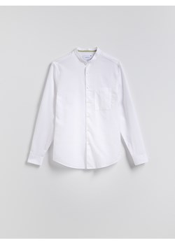 Reserved - Koszula slim fit ze stójką - biały ze sklepu Reserved w kategorii Koszule męskie - zdjęcie 183994840