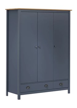 Trzydrzwiowa szara szafa D4-W03 ze sklepu Edinos.pl w kategorii Szafy - zdjęcie 183995032
