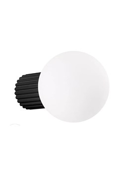 Czarny skandynawski kinkiet - K597-Buble ze sklepu Edinos.pl w kategorii Lampy ścienne - zdjęcie 183995041