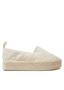 Espadryle Calvin Klein Jeans Platform Espadrille Ml Btw YW0YW01378 Écru ze sklepu eobuwie.pl w kategorii Espadryle damskie - zdjęcie 183995191