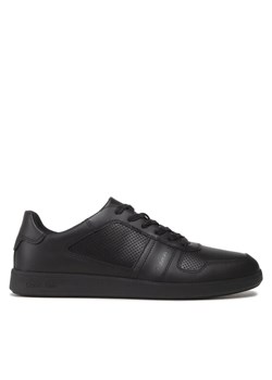 Sneakersy Calvin Klein Low Top Lace Up Lth HM0HM00471 Czarny ze sklepu eobuwie.pl w kategorii Trampki męskie - zdjęcie 183995204