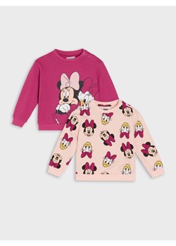 Sinsay - Bluzy 2 pack Minnie Mouse - różowy ze sklepu Sinsay w kategorii Bluzy dziewczęce - zdjęcie 183998101