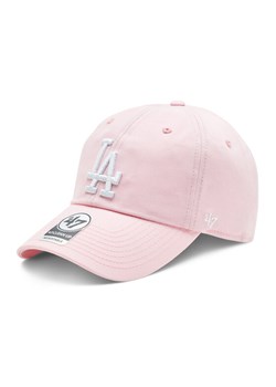 Czapka z daszkiem 47 Brand MLB Los Angeles Dodgers '47 CLEAN UP B-RGW12GWSNL-PTA Różowy ze sklepu eobuwie.pl w kategorii Czapki z daszkiem damskie - zdjęcie 183998451
