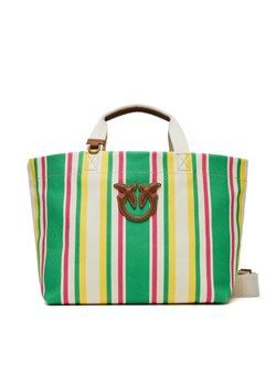 Torebka PINKO Shopping Bag Medium PE 25 PLTT 104753 A2G5 Zielony ze sklepu eobuwie.pl w kategorii Torebki damskie - zdjęcie 183998474