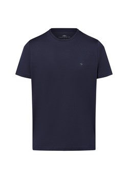 Fynch-Hatton Koszulka męska Mężczyźni Bawełna granatowy jednolity ze sklepu vangraaf w kategorii T-shirty męskie - zdjęcie 184000261