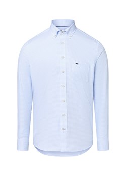 Fynch-Hatton Koszula męska Mężczyźni Regular Fit Bawełna jasnoniebieski w kratkę ze sklepu vangraaf w kategorii Koszule męskie - zdjęcie 184000273