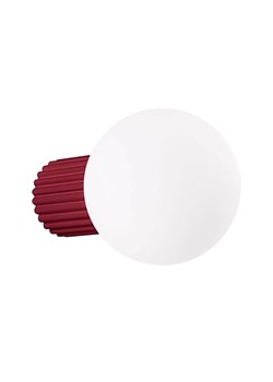Burgundowy szklany kinkiet - K597-Buble ze sklepu Edinos.pl w kategorii Lampy ścienne - zdjęcie 184000492