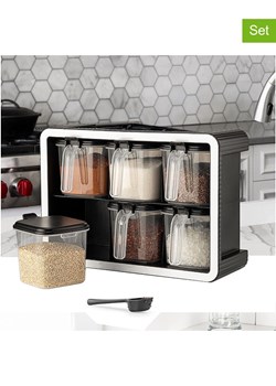 Violeta Home 7-częściowy zestaw w kolorze czarnym ze sklepu Limango Polska w kategorii Pojemniki kuchenne - zdjęcie 184001093