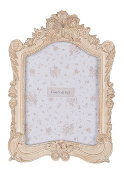 Clayre &amp; Eef Ramka w kolorze beżowym na zdjęcia - 18 x 25 x 2 cm ze sklepu Limango Polska w kategorii Ramki na zdjęcia - zdjęcie 184001301