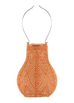 Lumiz Lampion solarny LED "Ikat Bulb" w kolorze pomarańczowym - wys. 20 x Ø 16 cm - id: 17178721 - marki Lumiz - 184001313 Lumiz Lampion solarny LED "Ikat Bulb" w kolorze pomarańczowym - wys. 20 x Ø 16 cm ze sklepu Limango Polska w kategorii Oświetlenie - zdjęcie 184001313