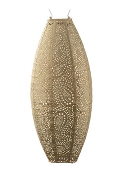 Lumiz Lampion solarny LED &quot;Paisley Long Oval&quot; w kolorze złotym - wys. 45 x Ø 20 cm ze sklepu Limango Polska w kategorii Oświetlenie - zdjęcie 184001344