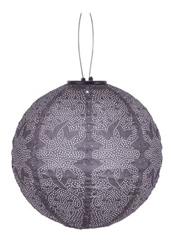 Lumiz Lampion solarny LED &quot;Marrakesh Rond&quot; w kolorze fioletowym - Ø 30 cm ze sklepu Limango Polska w kategorii Oświetlenie ogrodowe - zdjęcie 184001361
