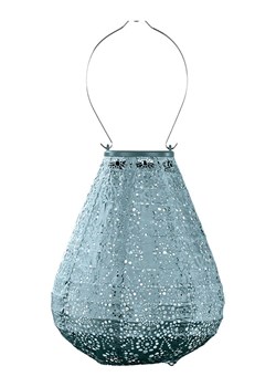 Lumiz Lampion solarny LED w kolorze niebieskoszarym - wys. 22,5 x Ø 20 cm ze sklepu Limango Polska w kategorii Oświetlenie - zdjęcie 184001371