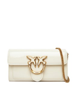 Torebka PINKO Love One Wallet C PE25 PLTT 100062 A1UV Biały ze sklepu eobuwie.pl w kategorii Kopertówki - zdjęcie 184002404