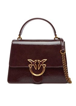 Torebka PINKO Love One Top Handle Classic Light PE 25 PLTT 100066 A1UV Y1HQ Bordowy ze sklepu eobuwie.pl w kategorii Torebki damskie - zdjęcie 184002420