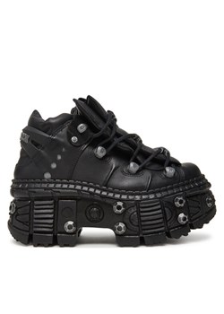 Sneakersy NEW ROCK M-WALL106-S25 Czarny ze sklepu eobuwie.pl w kategorii Buty sportowe damskie - zdjęcie 184002450