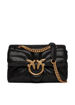 Torebka PINKO Love Puff Mini Cl PE 25 PLTT 100039 A27F Czarny ze sklepu eobuwie.pl w kategorii Kopertówki - zdjęcie 184002451