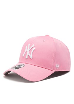 Czapka z daszkiem 47 Brand MLB New York Yankees Raised Basic '47 B-RAC17CTP-RSA Różowy ze sklepu eobuwie.pl w kategorii Czapki z daszkiem damskie - zdjęcie 184002452