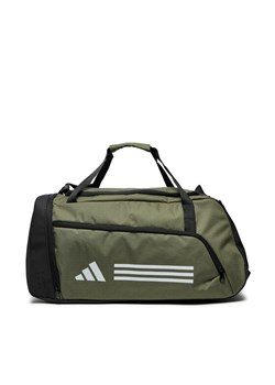 Torba adidas Essentials 3-Stripes Duffel Bag Medium IZ1918 Zielony ze sklepu eobuwie.pl w kategorii Torby sportowe - zdjęcie 184002501