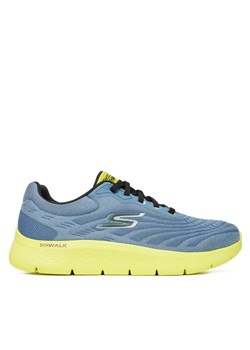 Sneakersy Skechers Go Walk Flex-Brendon 216687/SLT Niebieski ze sklepu eobuwie.pl w kategorii Buty sportowe męskie - zdjęcie 184002511