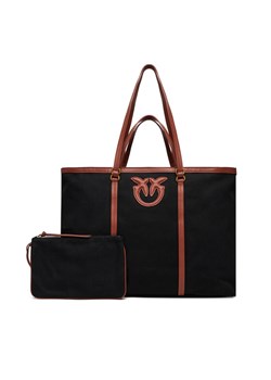 PINKO Torebka Miranda Shopper Extra PE 25 PLTT 104715 A2G2 Czarny ze sklepu MODIVO w kategorii Torby Shopper bag - zdjęcie 184003110