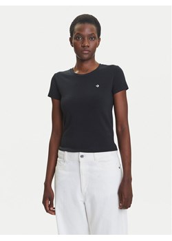 Converse T-Shirt 10027252-A02 Czarny Slim Fit ze sklepu MODIVO w kategorii Bluzki damskie - zdjęcie 184003150