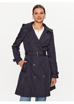 Lauren Ralph Lauren Płaszcz przejściowy 297918585002 Granatowy Regular Fit ze sklepu MODIVO w kategorii Płaszcze damskie - zdjęcie 184003184