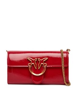 PINKO Torebka Love One Wallet C PE25 PLTT 100062 A1UV Czerwony ze sklepu MODIVO w kategorii Kopertówki - zdjęcie 184003192