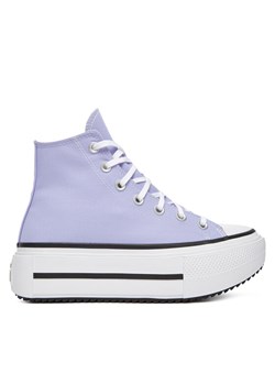 Converse Trampki Chuck Taylor All Star Lift Double Stack A15206C Fioletowy ze sklepu MODIVO w kategorii Trampki damskie - zdjęcie 184003224