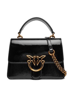 PINKO Torebka Love One Top Handle Mini Light PE 25 PLTT 100071 A1UV Czarny ze sklepu MODIVO w kategorii Torebki damskie - zdjęcie 184003242
