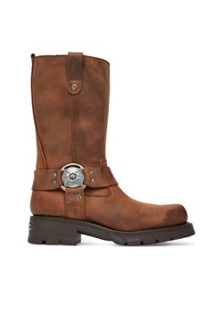 NEW ROCK Kozaki M-7610-C2 Brązowy ze sklepu MODIVO w kategorii Kozaki damskie - zdjęcie 184003244